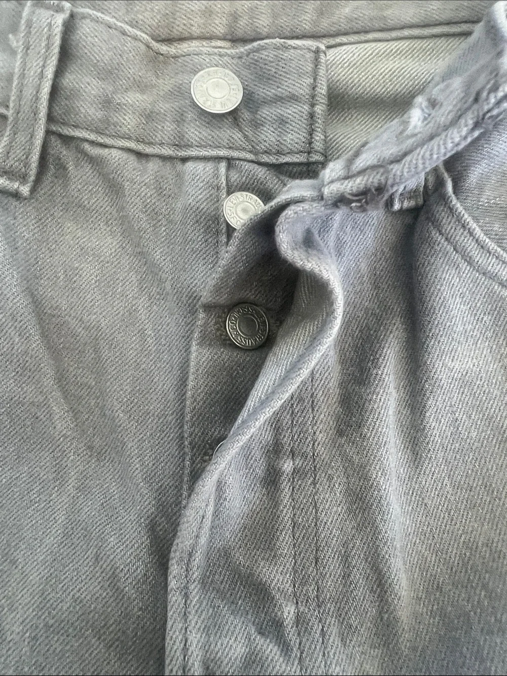 Levi's Men's Straight Jeans Gray denim